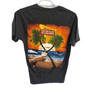 IN N OUT BURGER MENS SHIRT SIZE SMALL 1948‎ GRAY SHORT SLEEVE CALIFORNIA
